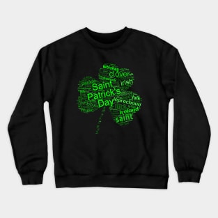 St. Patrick's Day - Clover Crewneck Sweatshirt